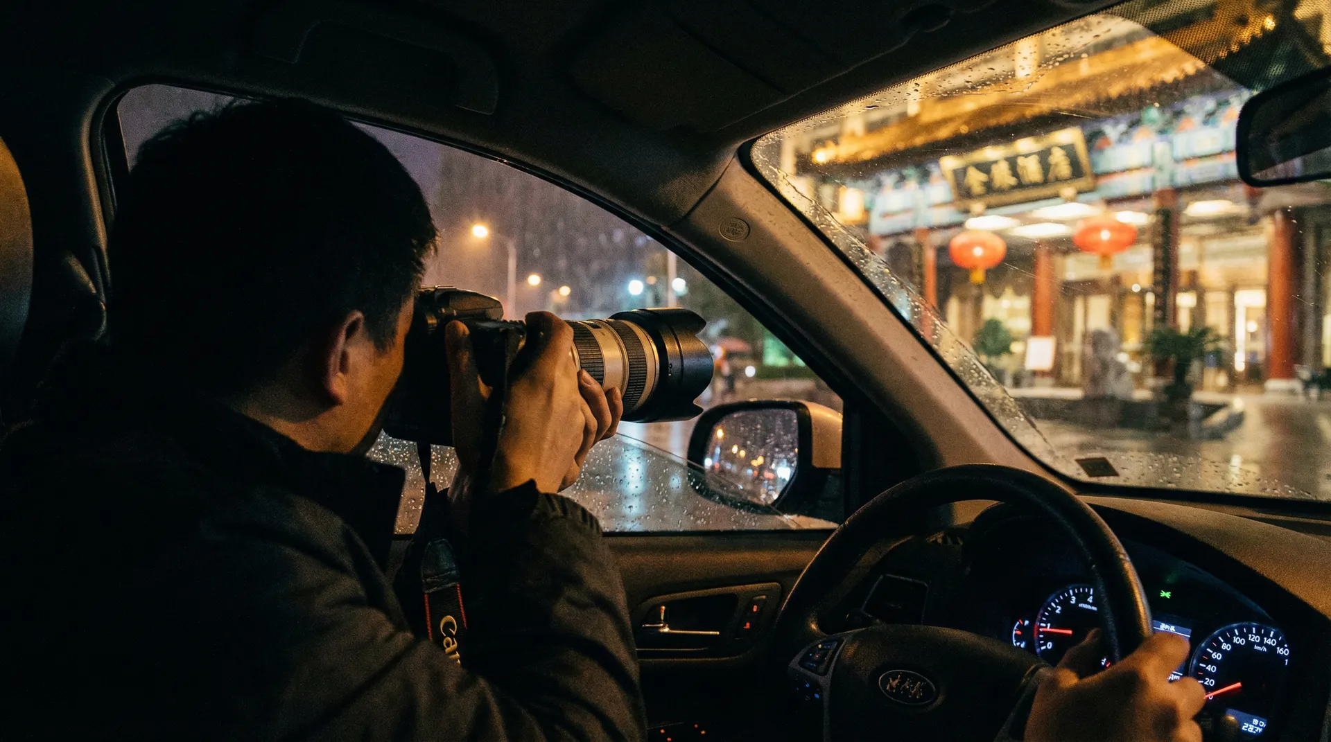 错点鸳鸯电视剧 - 记者深夜跟踪拍摄明星行踪